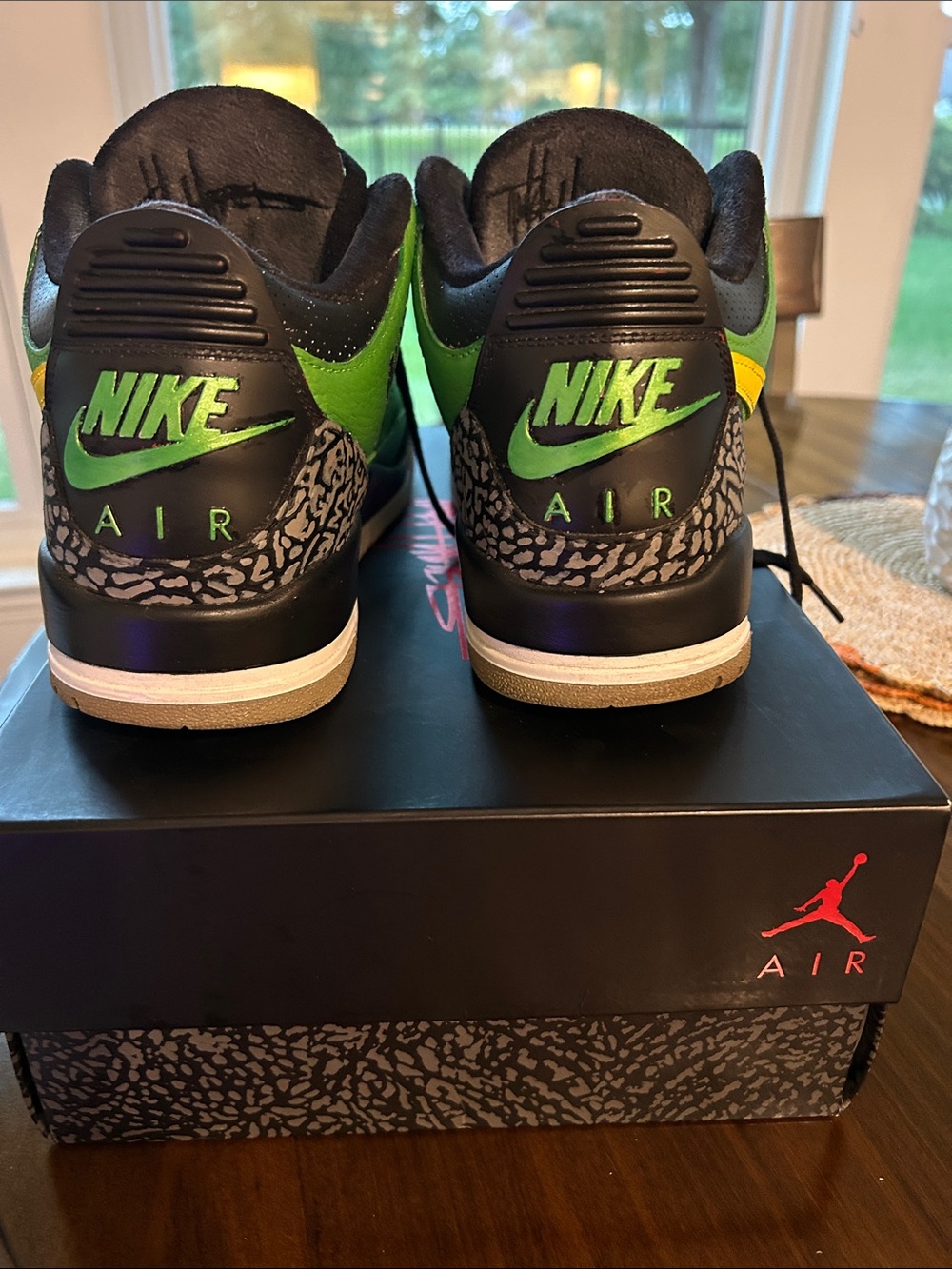 Nike Jordan 3 Tinker Hatfield NRG Custom Painted Basketball Shoes - Picture 7 of 7